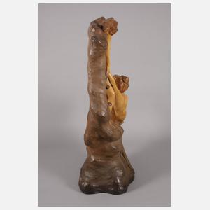 Großer Salonspiegel mit Beleuchtung