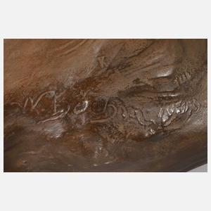 Großer Salonspiegel mit Beleuchtung