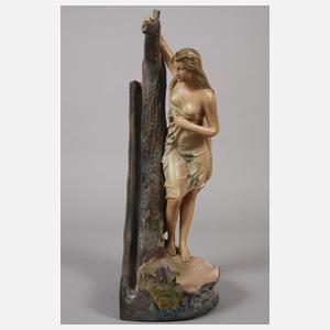 Figürlicher Spiegelhalter