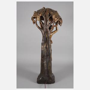 Goldscheider Wien Salonlampe "Orangenpflückerin"