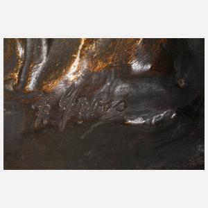 Goldscheider Wien Salonlampe "Orangenpflückerin"