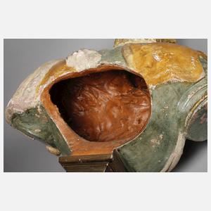 Übergroße Herrscherbüste Historismus