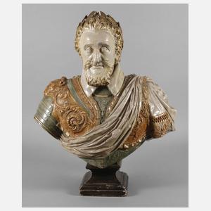 Übergroße Herrscherbüste Historismus