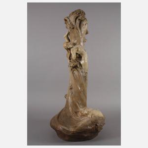 Goldscheider übergroße Bodenvase Nereiden