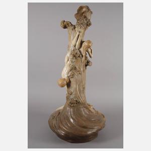 Goldscheider übergroße Bodenvase Nereiden