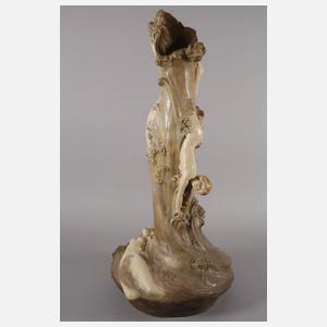 Goldscheider übergroße Bodenvase Nereiden