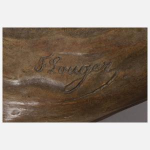 Goldscheider übergroße Bodenvase Nereiden