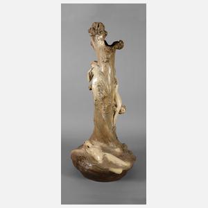 Goldscheider übergroße Bodenvase Nereiden