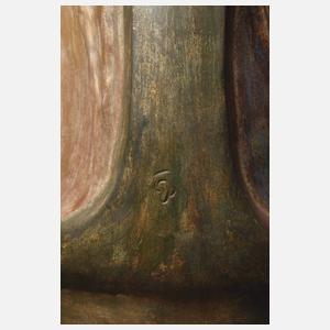 Goldscheider Wien Vase "Der Handkuss"