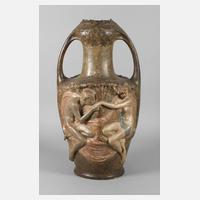 Goldscheider Wien Vase "Der Handkuss"111