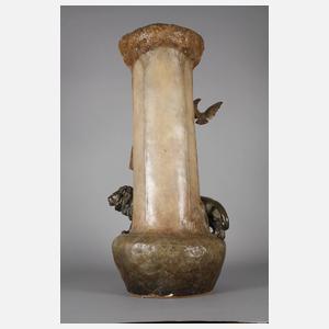 Goldscheider Wien große Vase "Orpheus mit Lyra"