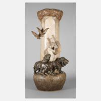 Goldscheider Wien große Vase "Orpheus mit Lyra"111