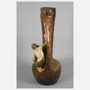 Goldscheider Wien große Vase "Die Quelle"