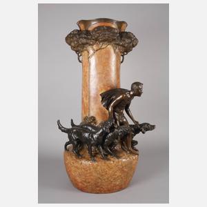 Goldscheider Wien übergroße Bodenvase