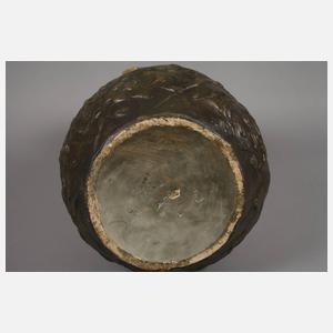 Goldscheider Wien Bodenvase erotische Darstellung