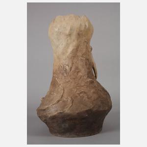 Goldscheider Wien Vase mit zwei Nymphen