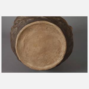 Goldscheider Wien Vase mit zwei Nymphen