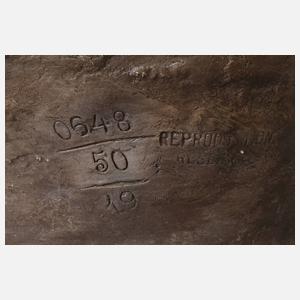 Goldscheider Wien Vase mit zwei Nymphen