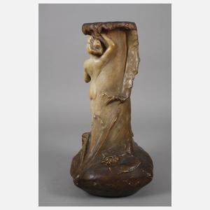 Große Vase mit Nymphe