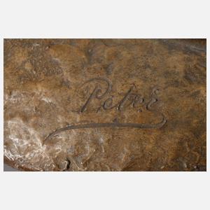 Goldscheider Wien zwei Vasen ballspielendes Paar