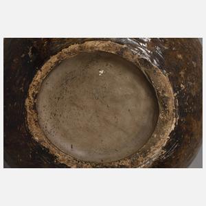 Goldscheider Wien zwei Vasen ballspielendes Paar