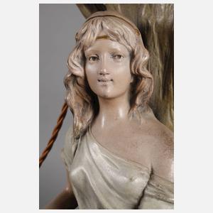 Johann Maresch figürliche Salonlampe