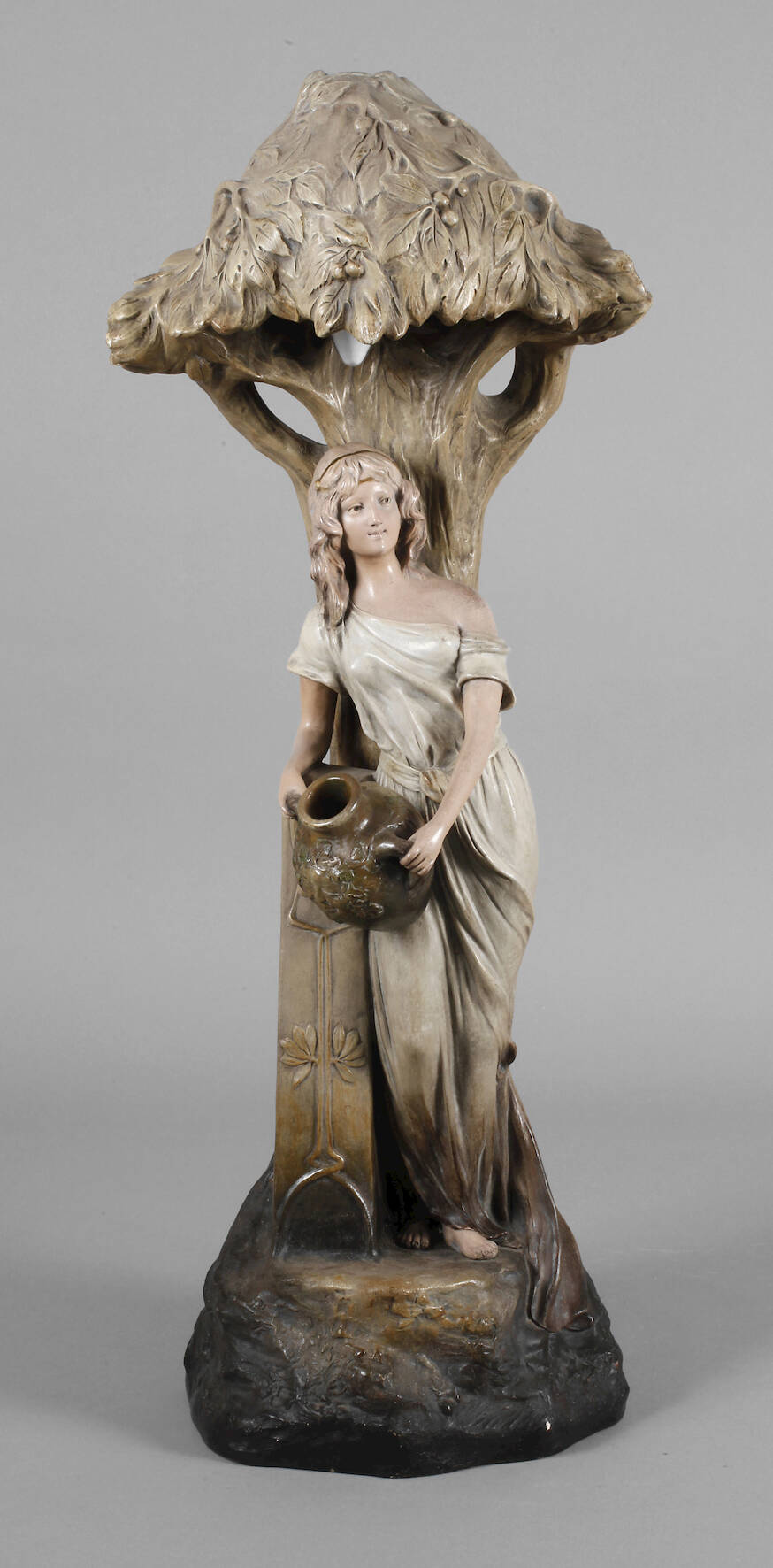 Johann Maresch figürliche Salonlampe