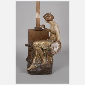 Salonspiegel als Allegorie auf die Malerei