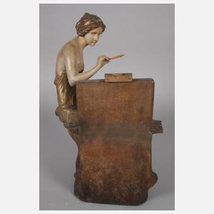 Salonspiegel als Allegorie auf die Malerei