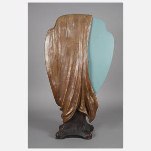 Goldscheider Wien großer figürlicher Salonspiegel