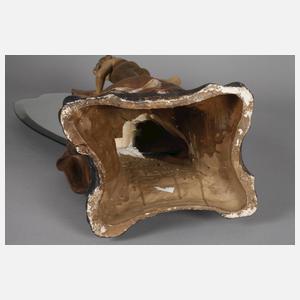 Goldscheider Wien großer figürlicher Salonspiegel