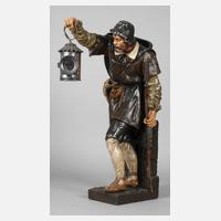 Goldscheider Wien Nachtwächter als Lampe111