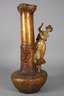 Goldscheider Wien Vase mit Amazone