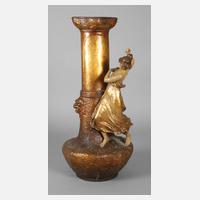 Goldscheider Wien Vase mit Amazone111