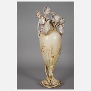 Amphora Lilienvase mit Mädchen