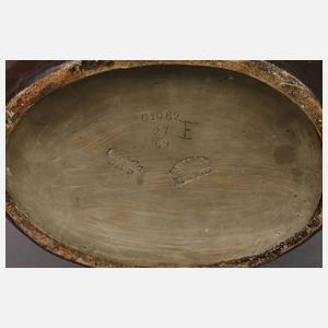 Goldscheider Wien Paar übergroße Jugendstilvasen