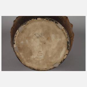 Johann Maresch übergroße Vase mit Schäferin