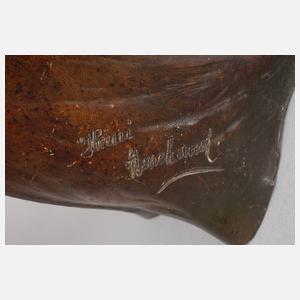 Goldscheider Wien figürliche Bodenvase