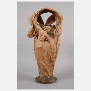 Firmin Bate große Vase Tanzreigen