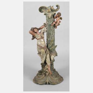 Figürliche Vase Sitzende Bernhard Bloch