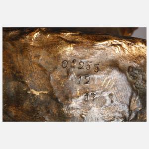 Goldscheider Wien große Vase Ikarus