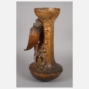 Goldscheider Wien große Vase Ikarus