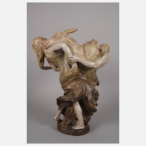 Goldscheider Wien große Figurenvase "Lustiger Tanz"