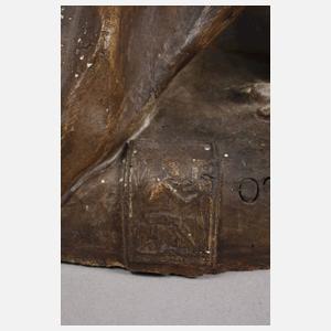 Goldscheider Wien große Figurenvase "Lustiger Tanz"