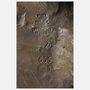 Salonspiegel junge Frau auf Delphin reitend