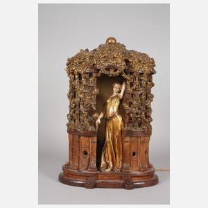 Große figürliche Salonlampe