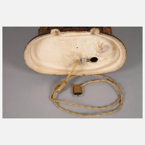 Große figürliche Salonlampe