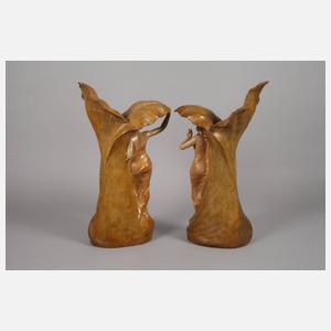 Vasenpaar mit Nereiden