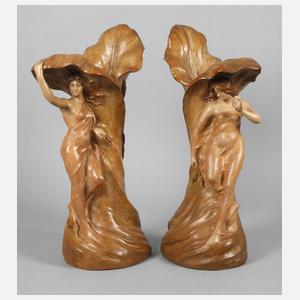 Vasenpaar mit Nereiden