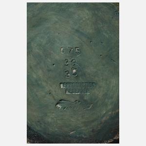 Goldscheider Wien große Vase weiblicher Akt